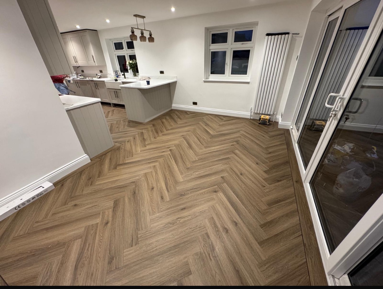 Classic living room with timber flooring